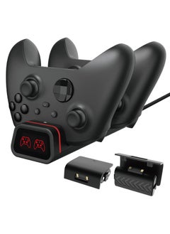 Buy Dobe Dual Controller Charging Dock & Battery Pack - Black (Xbox Series) in Egypt