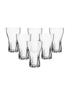 Buy High 6 Piece Glasses Set 375 Ml-Clear in Egypt