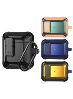 Buy YOMNA - Airpods Case Cover,Protective Case Men Women for Apple AirpodsAirpods 2/1 Charging Cases - Black with Apple AirPod 3 Wireless Pro Cases for Men Women - Blue, yellow, Pink in UAE