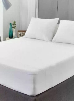 Buy Terry Fabric Waterproof Breathable Mattress Protector 180X200+30cm in UAE