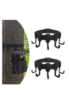 اشتري Camping Tree Hook, Treestand Strap Gear Hangers with Large Hooks, Lightweight Multi-Hook Accessory Holder, Outdoor Tree Stand Bow and Gear Hanger for Hunting, Camping, Hiking, 2 Pcs في الامارات