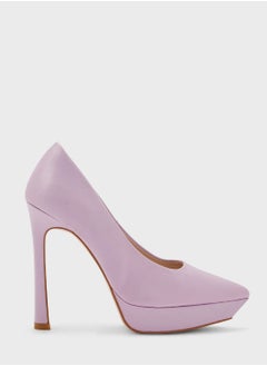 اشتري Satin Platform Pointed Pump في السعودية