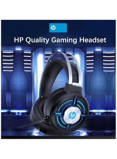 Buy HP H120G 7.1 Gaming Headsets Stereo Gamer Headphone With Mic Noise Cancellation RGB Backlit Effect for PC Laptop in UAE