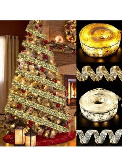 اشتري Bestdeal christmas decorations LED lights string tree 4 meters warm light في الامارات