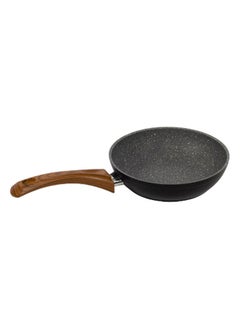 اشتري Granite Fry Pan, Black & Brown - 22 cm في الامارات