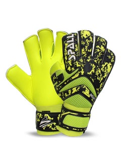 اشتري Spall Professional Goalie Gloves With Microbe Strong Grip For The Toughest Saves With Finger Spines To Give Splendid Protection To Prevent Injuries High Performance Pro Level Goal Keeper Gloves في الامارات