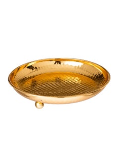 Buy A Golden Metal Serving Dish For Nuts And Sweets in Saudi Arabia