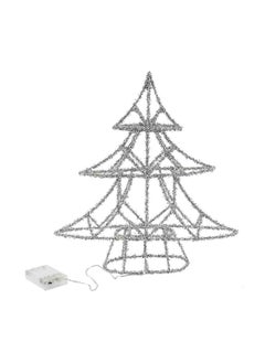 اشتري 30-LED Xmas Tree, Silver - 40 cm في الامارات