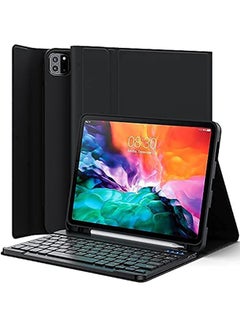 Buy Arabic and English Keyboard Case for iPad Pro 11 inch 4th Generation iPad Pro 11inch  iPad Air 4th Gen Lightweight Cover with Detachable Keyboard and Pencil Holder in Saudi Arabia