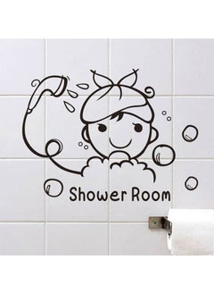 اشتري 2Pcs Cartoon Removable Wall Stick Home Decor Shower Room Bath في مصر