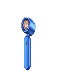 Buy Small Hurricane Handheld Fan Battery Operated Handheld Fan with 2000 mAh Battery or USB Powered Personal Mini Fan,3 Speeds,Enhanced Airflow, Rechargeable Quiet Pocket Fan for Home,Outdoor-Blue in UAE