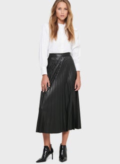 Buy High Waist Pleated Skirt in Saudi Arabia