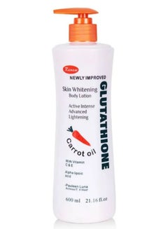 Buy Glutathione Skin Whitening Body Lotion with Carrot Oil 600 ml in UAE