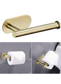 Buy Stainless Steel Toilet Paper Holder,Self-Adhesive Bathroom Toilet Roll Holder,Wall Mounted Tissue Paper Holder for Bathroom Kitchen in Saudi Arabia