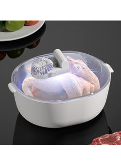 Buy Defrosting Box, Kitchen Thawing Tray 360 Degree Defrosting Meat Defroster Bowl Large Capacity Meat Thawing Board Machine with Drainage Tray Quick Thaw Machine for Kitchen in UAE