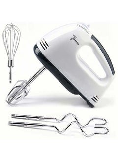 اشتري Handmixer Electric Handheld - 7 Speed Portable Kitchen Mixer Electric with 5 Stainless Steel Accessories Whisk, Food Beater for Whipping Mixing Cookies Cakes Eggs Dough في الامارات