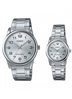 اشتري Casio Pair Watch For Men & Women MTP/LTP-V001D-7BUDF في الامارات