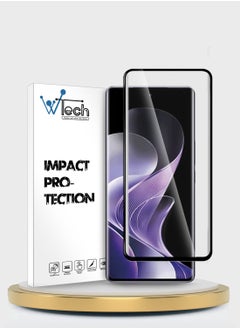 Buy vivo V40 / V40 Pro / V40 Lite 5G 2024 Premium Edge-Pro Series Full Glue Full Cover Tempered Glass Screen Protector - Clear/Black in UAE