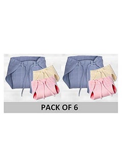 Buy Pure Cotton Newborn Baby Clothes Muslin Nappy Langot (Pack Of 6) in Saudi Arabia