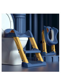Buy Adjustable Ladder Children's Potty Baby Toilet Seat Infant Toilet Training Folding Seat in UAE