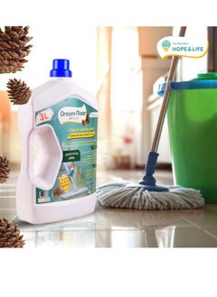 Buy Dream Floor Long Lasting Pine Fresh Floor Cleaner & Disinfectant - 3L in Saudi Arabia