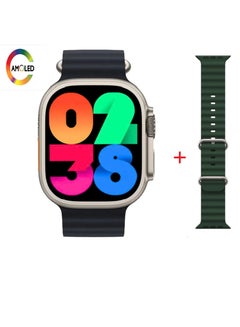Buy Smart Watch HW9 Ultra  Max Series 9 Big display With Health Fitness Tracker Sport Watch +addition Replacement Band  49MM-Multicolour in Saudi Arabia