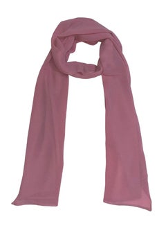 Buy Solid Chiffon Scarf/Shawl/Wrap/Headscarf/Hijab/Veil For Women - Small Size 55x150cm - Rose in Egypt