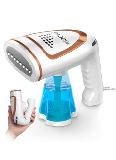 اشتري Steamer for Clothes, Foldable Travel Portable Steam Iron, 1600w Handheld Garment Steamer with 250ml Replaceable Water Tank, 30-Second Fast Heat-Up, Suitable for Wrinkle Free&santized Garment في الامارات