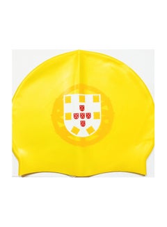 Buy Silicone Swimming Cap, Yellow in Egypt