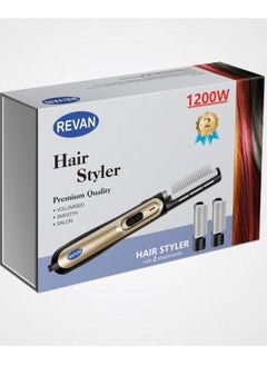 اشتري استشوا فرشاة تصفيف الشعر الكهربائية الاحترافية بقدرة 1200 واط مع فرشتين ريفان في السعودية