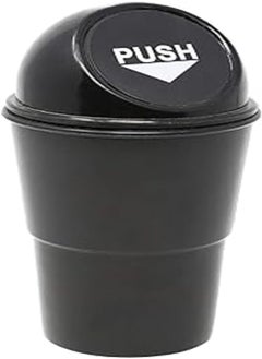 Buy Automix Automotive Garbage Can for Cars , Office and Home , Cup Holder Size ,Black in Egypt