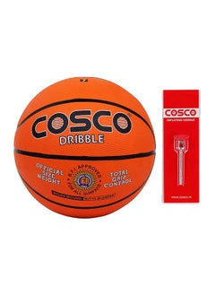 اشتري Dribble BasketBall (Orange, Size: 5) | Rubber | Training | Indoor|Outdoor Court في السعودية