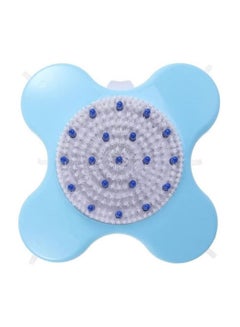 Buy Bathroom Foot Scrubber Cleaning massage brush With Suction Cup in UAE
