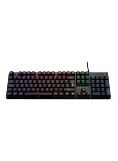 اشتري لوحة مفاتيح الألعاب الميكانيكية Surefire Kingpin M2 الألمانية، لوحة مفاتيح الوسائط المتعددة للألعاب بالحجم الكامل، لوحة مفاتيح RGB مع إضاءة، مفاتيح مضادة للظلال بنسبة 100%، ألماني... في الامارات