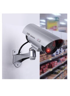 Buy Dummy Security Camera, Fake CCTV Surveillance System with Realistic Red Flashing Lights dummy IR camera in UAE