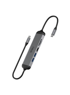 Buy Alpha 5 In 1 USB-C Hub A521H - Gray in UAE