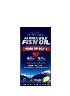 Buy Alaska Wild Fish Oil Heart Health 90 Softgel in UAE