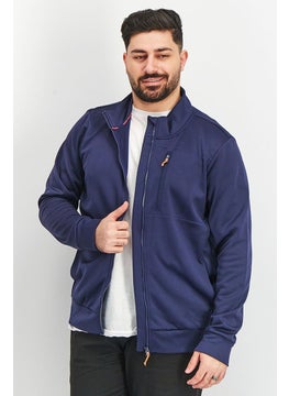 Buy Men Sportswear Fit Performance Jacket, Navy in UAE