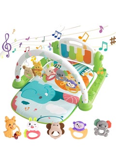 Buy Baby Gym Mat Piano Gym Mat Baby Play Mat With Music And Lights in Saudi Arabia
