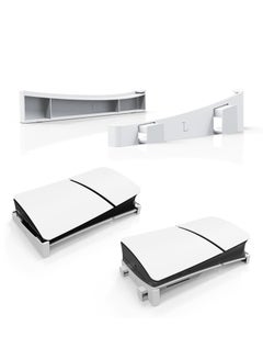 Buy Stand for PS5 Slim Console Horizontal Bracket Holder Compatible with PlayStation 5 Slim Disc and Digital Edition in UAE