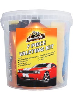 اشتري Car Cleaning Kit, 7 Piece Valeting Kit, Interior and Exterior Cleaning في الامارات