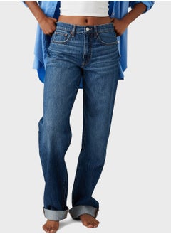 اشتري Low Rise Straight Jeans في الامارات