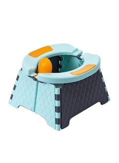 اشتري Honboom Portable Potty Training Seat for Toddler| Kids Travel Potty | Collapsible potty | Baby Potty Seat for Indoor and Outdoor (Blue) في السعودية