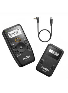 Buy Godox TR Series 2.4G Wireless Timer Remote Control Camera Shutter Remote(Tramsmitter & Receiver) 6 Timer Settings 32 Channels 100M Control Distance in Saudi Arabia