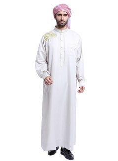 اشتري Muslim Arab Men Thobe Thawb Caftan في الامارات