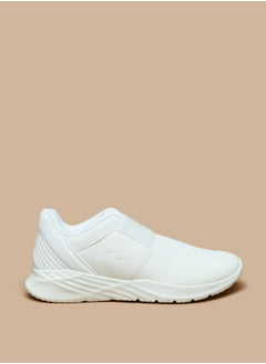 اشتري Womens Textured Slip-On Sports Shoes With Panel Detail في السعودية