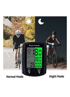 Buy Wired Bike Computer, MPH KM/H Bicycle Computer, Digital LCD Backlight Display Bike Speedometer, Waterproof Cycling Computers Odometer, Multifunctional Automatic Wake-up Odometer for Bike in Saudi Arabia