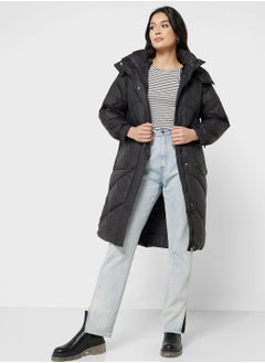 Buy Longline Padded Jacket in UAE