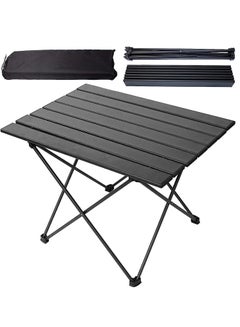 اشتري Folding Camping Table, Picnic Table with Carry Bag, Portable Table for Camping, Garden Patio Picnic, BBQ, Beach, Fishing في السعودية