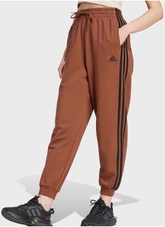 Buy Essentials 3-Stripes French Terry Loose-Fit Joggers in UAE